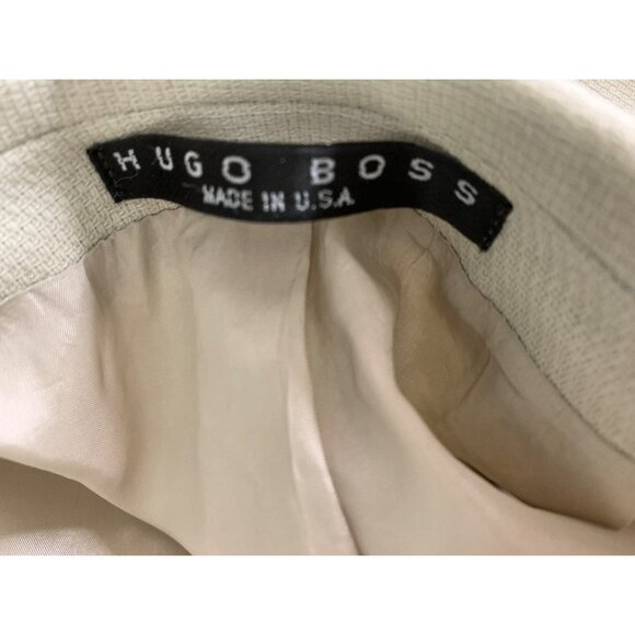 VTG Hugo Boss Saks Size 46L Wool 3-Button Single Breast Sport Coat USA 7533 Men - Picture 2 of 14